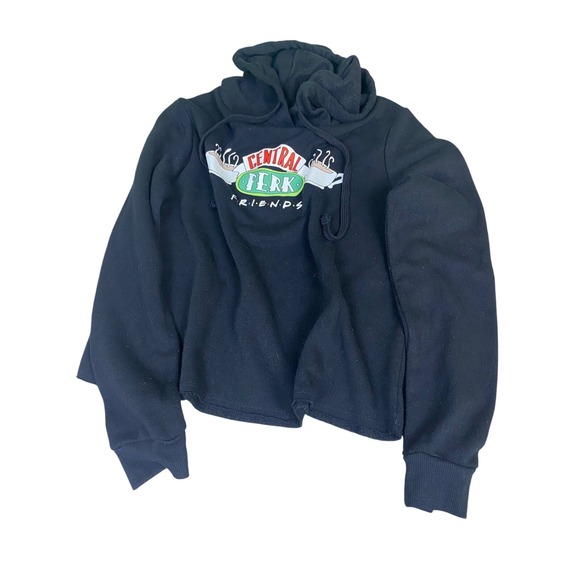 Friends Central Perk Hoodie Cropped‎ Graphic Pullover Sweatshirt - Picture 1 of 9
